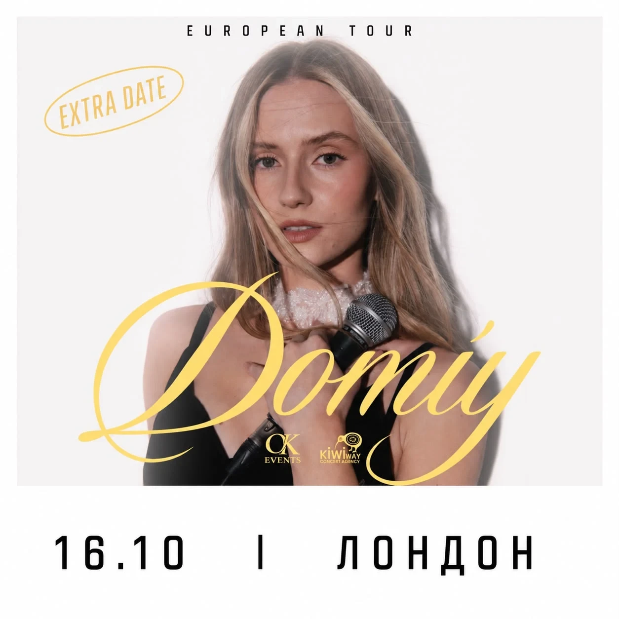 Poster for DOMIY NEW CONCERT DAY live event in London