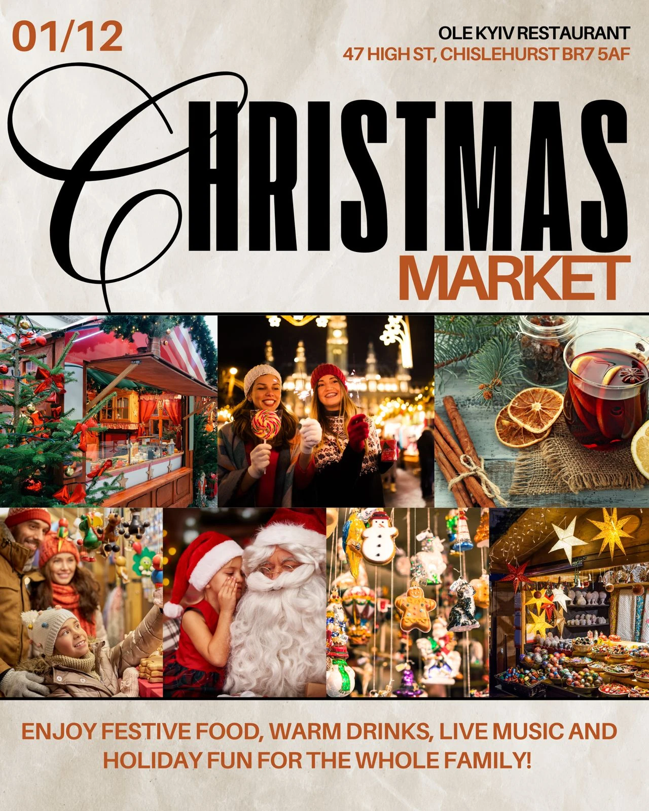Poster for St Nicholas Day Fair live event in London