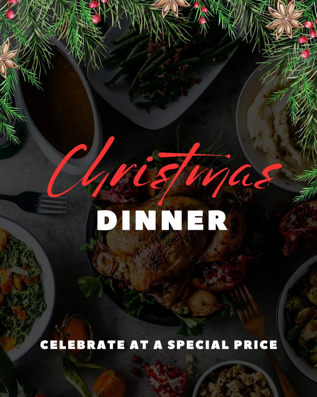 Poster for Christmas Eve at OLE KYIV Restaurant live event in London