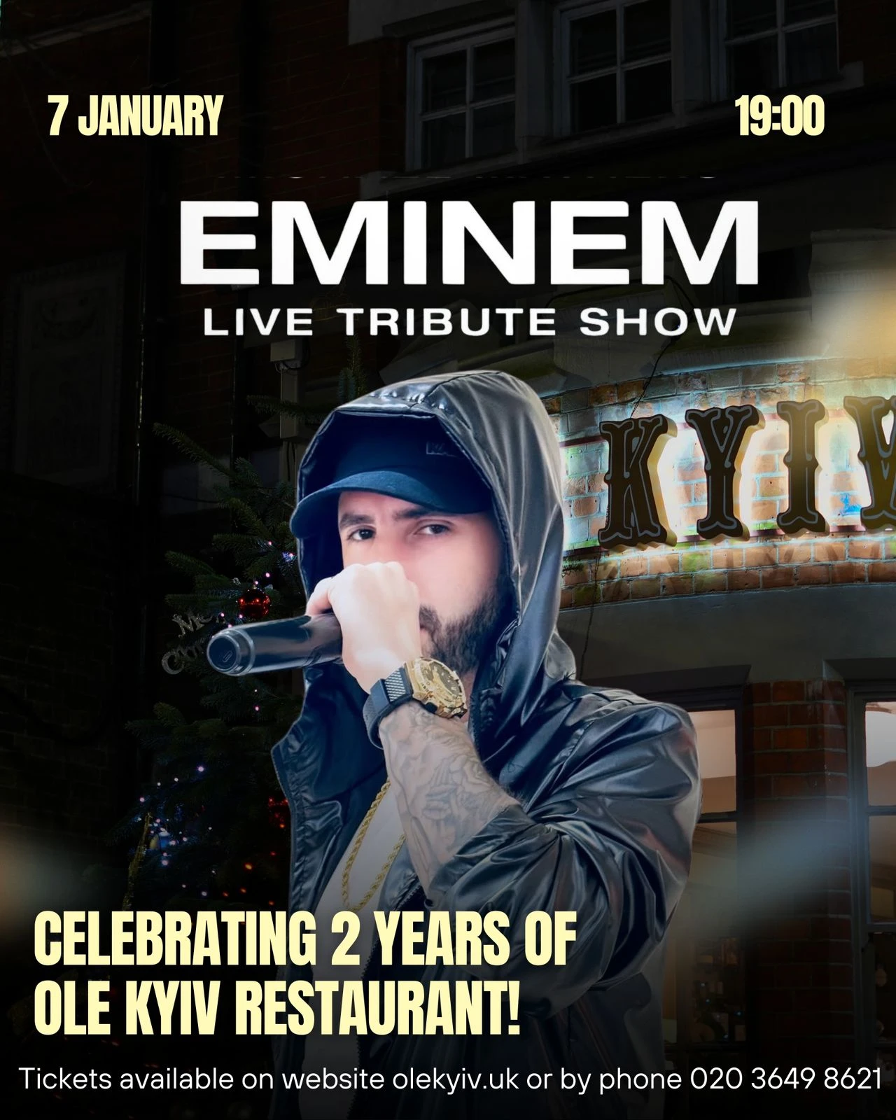 Poster for EMINEM. Live Tribute Show live event in London