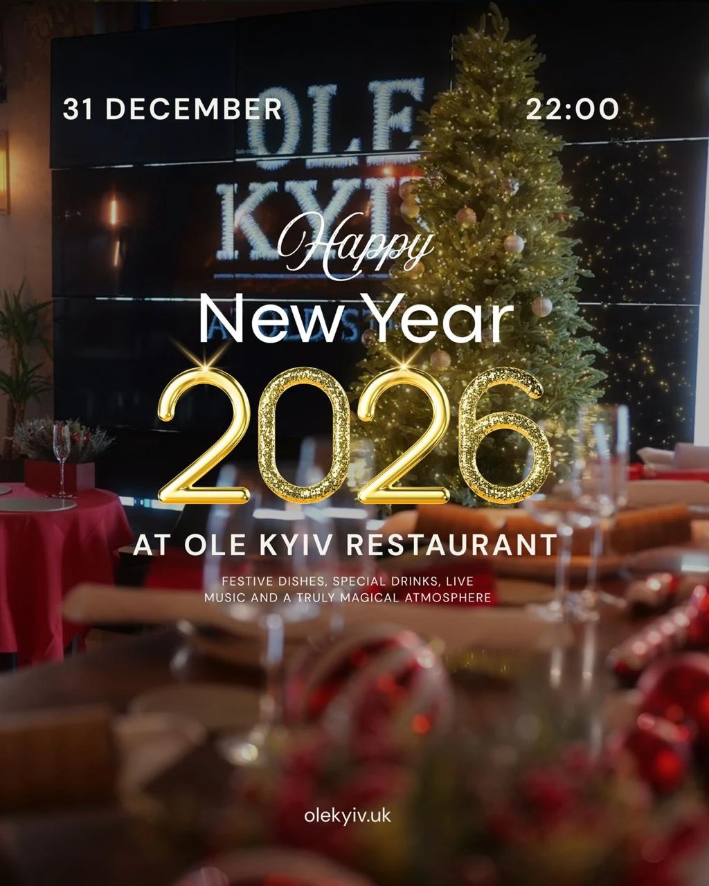 Афіша Новий Рік в OLE KYIV CHISLEHURST події наживо в Лондоні