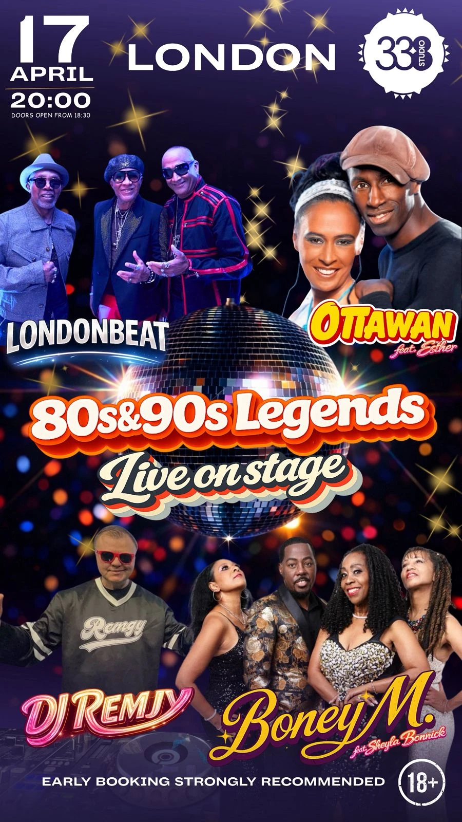 Афіша Legends 80-х і 90-х події наживо в Лондоні